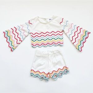 💜🩷💛LOLA & THE BOYS RAINBOW BRIGHT WAVE SET SIZE 6💜🩷💛